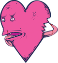 Free Love Digi heart logo